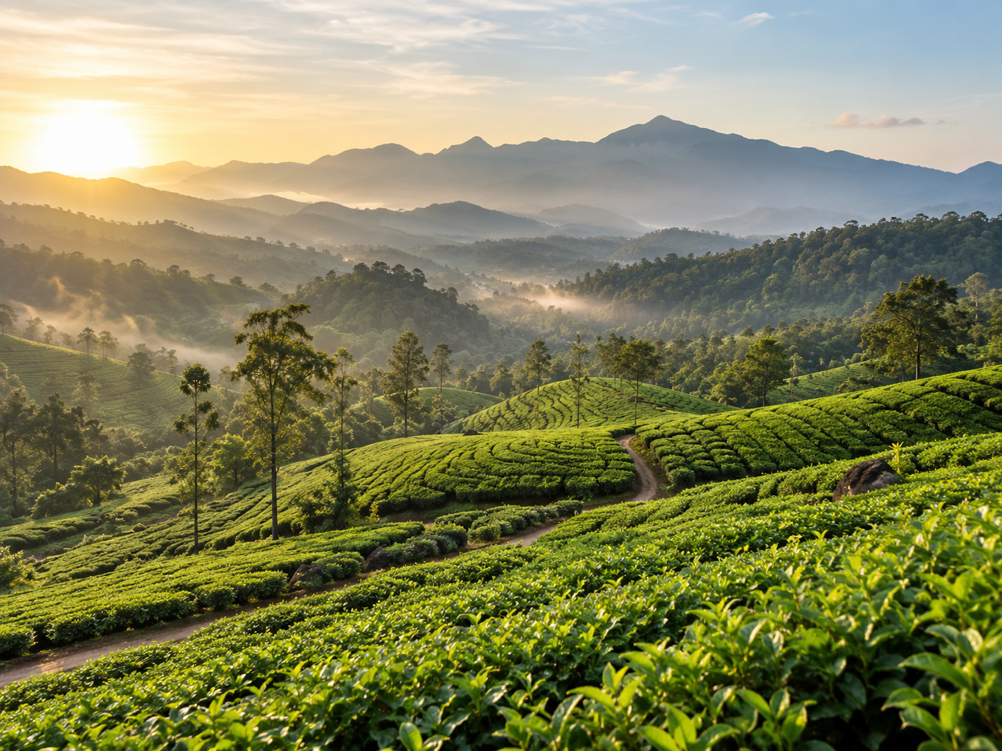 Munnar tea hills